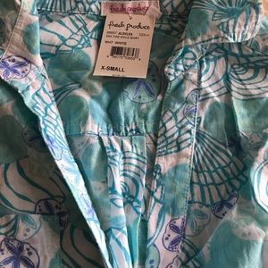 Sea tide voile shirt by fresh produce